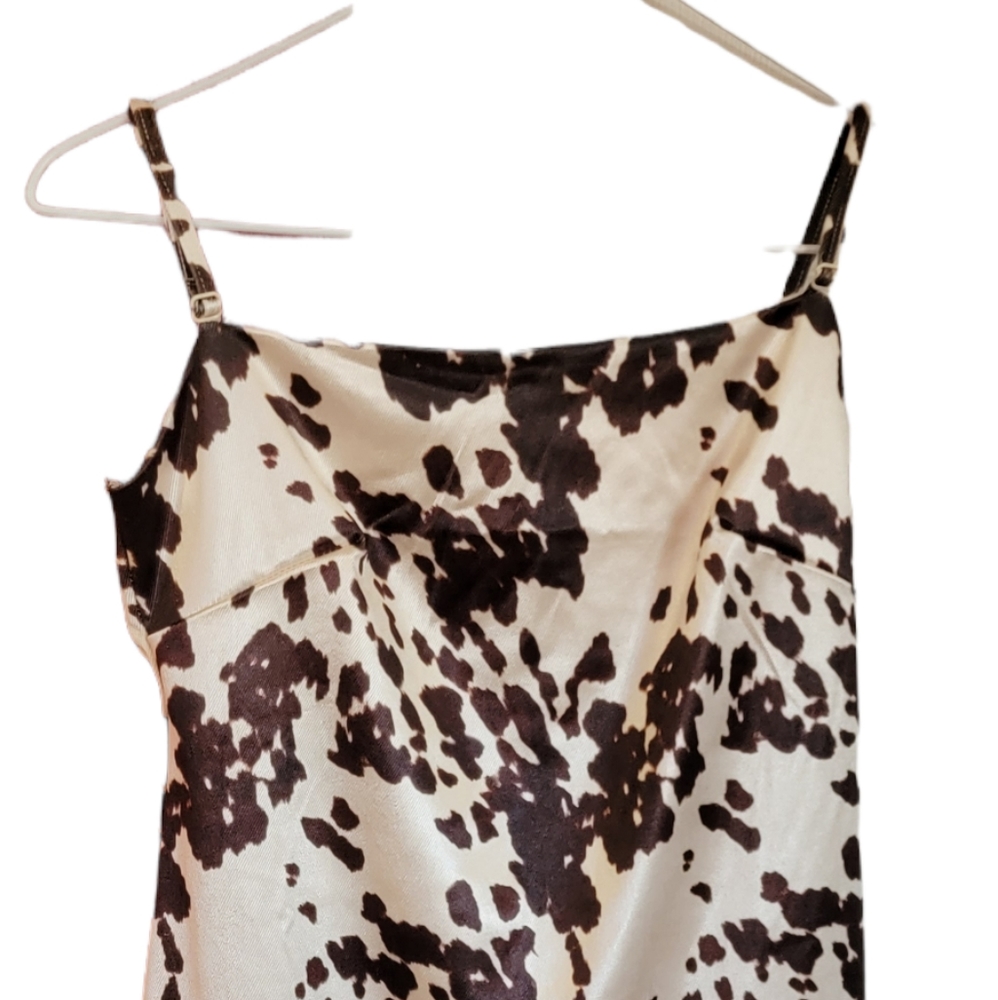 Urban Outfitters Cami Tops Brown and Creme Animal Print - Picture 3 of 7